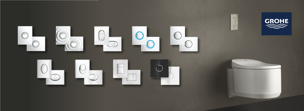 GROHE flush plates at xTWOstore